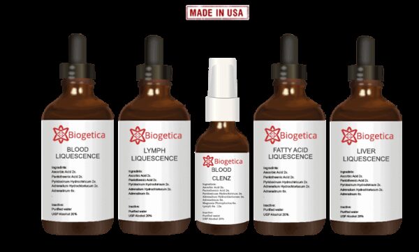Biogetica Essentials Kit with Blood and Lymph Detox Formula