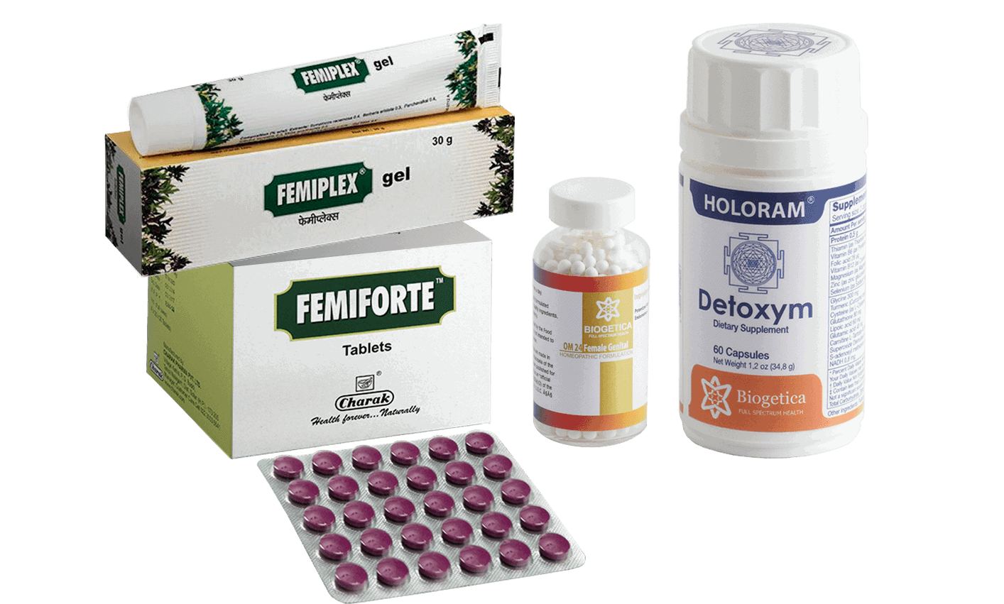 Biogetica Freedom Kit with OM 24 Formula and Femiforte tablets