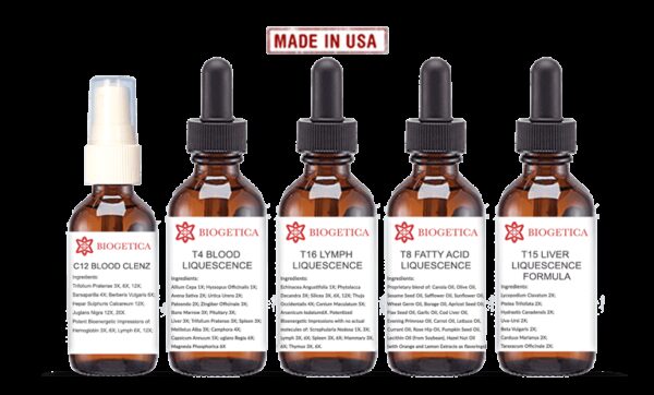 Biogetica Essentials Kit with Blood and Lymph Detox Formula