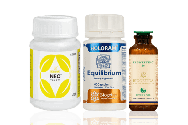Doctor Recommended 4 Month Supply Biogetica Freedom Kit with Bed Wet 30 Formula