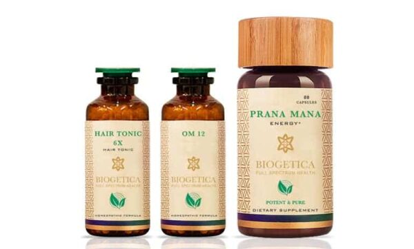 Doctor Recommended 4 Month Supply Biogetica Freedom Kit with OM 12 Hair Formula
