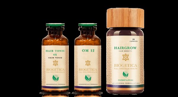 Doctor Recommended 4 Month Supply Biogetica Freedom Kit with OM 12 Hair Formula
