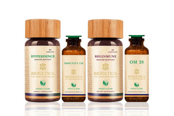 Doctor Recommended 4 Month Supply Freedom Immune Support kit with OM28 Immunity Cm, Ashwagandha and Tinospora