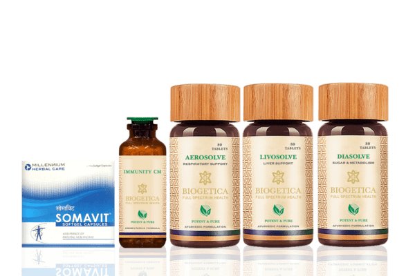 Core immunity boost kit with lung health and sugar balance formula